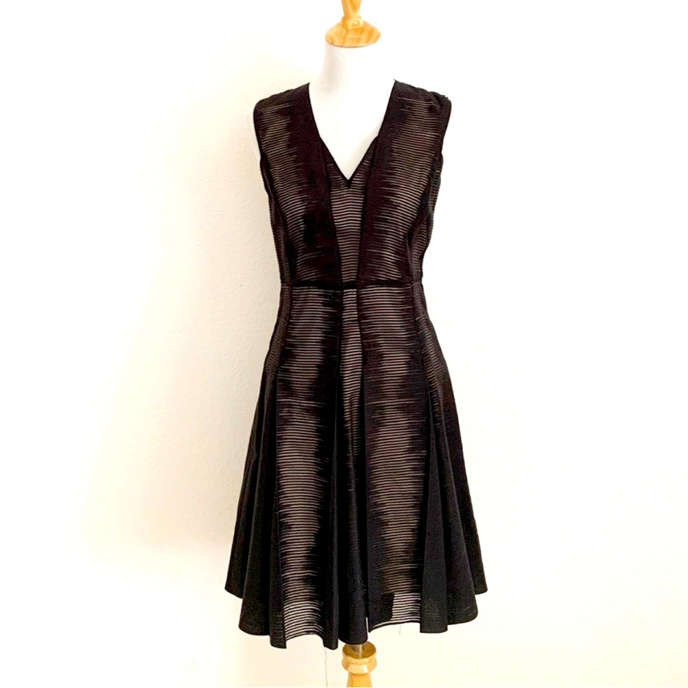 New Ellie Tahari Shirred Evening Dress, Size 4